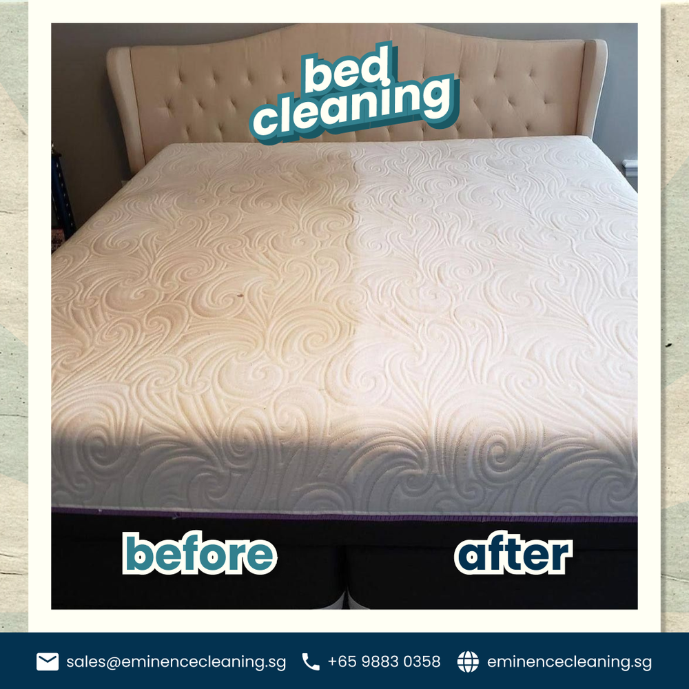 Bed cleaning result