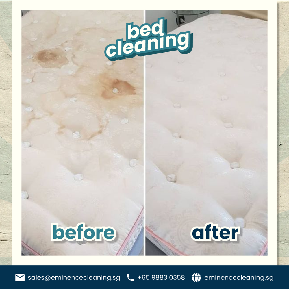 Bed cleaning result