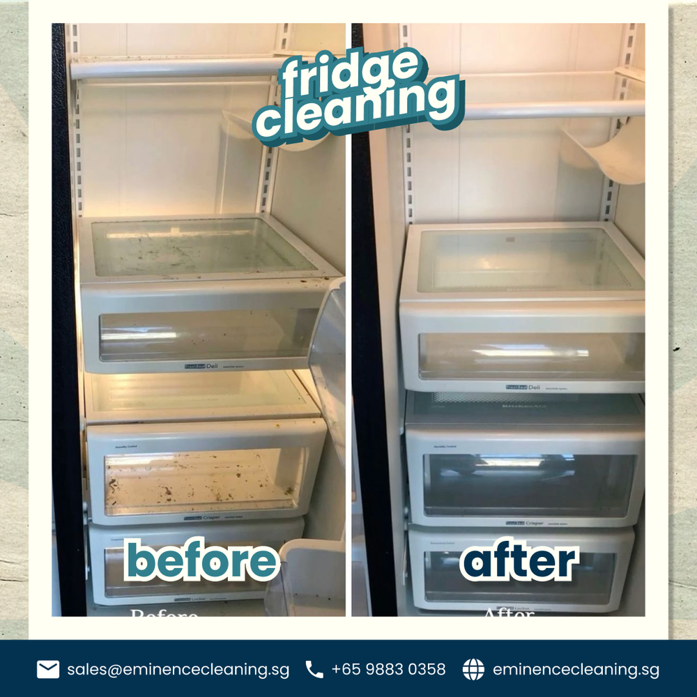 Fridge cleaning result