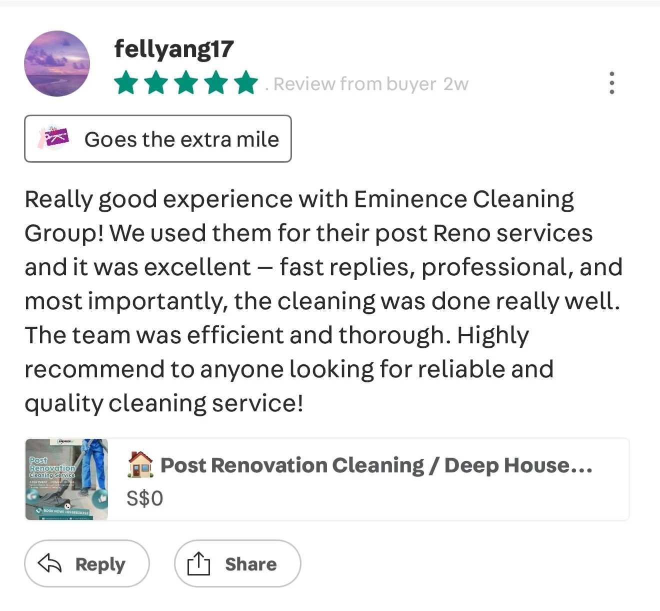 Client review 2